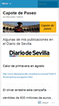 Mobile Screenshot of capotedepaseo.wordpress.com