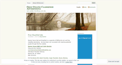 Desktop Screenshot of freeonlineclassifiedpost.wordpress.com