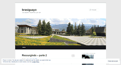Desktop Screenshot of brasiguayo.wordpress.com