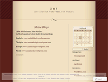 Tablet Screenshot of fuernschuss.wordpress.com