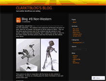 Tablet Screenshot of clarktblog.wordpress.com