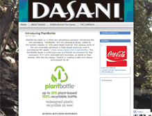 Tablet Screenshot of dasaniblog.wordpress.com