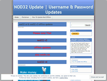 Tablet Screenshot of nod32keys.wordpress.com