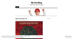 Desktop Screenshot of myhotblog.wordpress.com