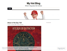 Tablet Screenshot of myhotblog.wordpress.com