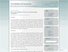 Tablet Screenshot of levolutiondelapresse.wordpress.com