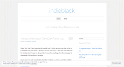 Desktop Screenshot of indieblack.wordpress.com