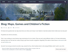 Tablet Screenshot of fantasyinmotion.wordpress.com