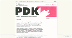 Desktop Screenshot of londonpdk.wordpress.com