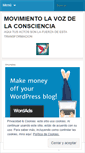 Mobile Screenshot of lavozdelaconsciencia.wordpress.com