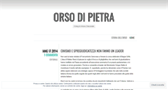 Desktop Screenshot of orsodipietra.wordpress.com