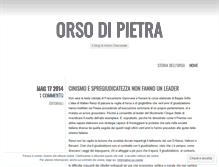 Tablet Screenshot of orsodipietra.wordpress.com