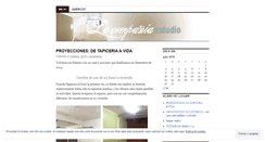 Desktop Screenshot of lacompaniaestudio.wordpress.com