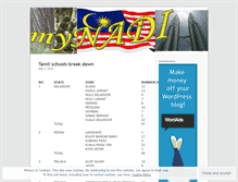 Tablet Screenshot of mynadi.wordpress.com