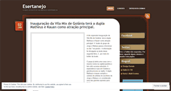 Desktop Screenshot of esertanejo.wordpress.com