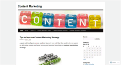 Desktop Screenshot of contentmarketingcompany.wordpress.com