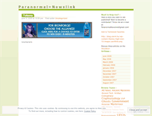Tablet Screenshot of paranormalnewslink.wordpress.com