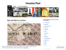 Tablet Screenshot of houstorian.wordpress.com