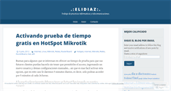 Desktop Screenshot of elidiaz.wordpress.com