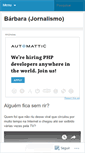 Mobile Screenshot of barbarajornalismo.wordpress.com