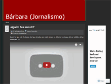 Tablet Screenshot of barbarajornalismo.wordpress.com