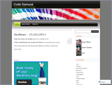 Tablet Screenshot of codesamurai.wordpress.com