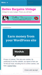 Mobile Screenshot of bettesbargains.wordpress.com