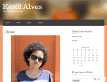 Tablet Screenshot of kerolalves.wordpress.com