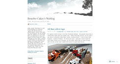 Desktop Screenshot of bonobocakes.wordpress.com