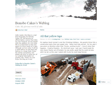 Tablet Screenshot of bonobocakes.wordpress.com