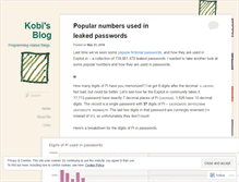 Tablet Screenshot of kobikobi.wordpress.com
