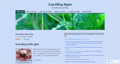 Desktop Screenshot of cuadongngon.wordpress.com