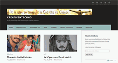 Desktop Screenshot of creativentechno.wordpress.com