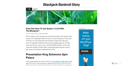 Desktop Screenshot of blackjackbankrollstory.wordpress.com