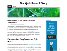 Tablet Screenshot of blackjackbankrollstory.wordpress.com