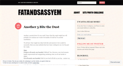 Desktop Screenshot of fatandsassyem.wordpress.com