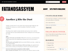 Tablet Screenshot of fatandsassyem.wordpress.com