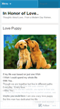 Mobile Screenshot of inhonoroflove.wordpress.com