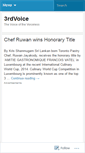 Mobile Screenshot of 3rdvoice.wordpress.com