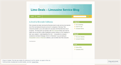 Desktop Screenshot of limodeals.wordpress.com