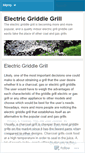 Mobile Screenshot of electricgriddlegrill.wordpress.com