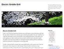 Tablet Screenshot of electricgriddlegrill.wordpress.com