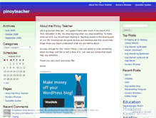Tablet Screenshot of pinoyteacher.wordpress.com