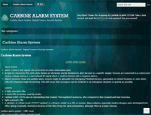 Tablet Screenshot of carbinealarmsystemjbc.wordpress.com