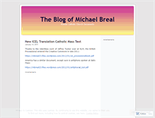 Tablet Screenshot of mbreal23.wordpress.com