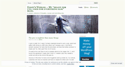 Desktop Screenshot of elk541.wordpress.com