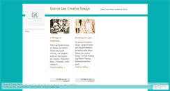 Desktop Screenshot of dianneleecreativedesign.wordpress.com