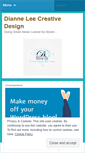 Mobile Screenshot of dianneleecreativedesign.wordpress.com