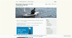 Desktop Screenshot of frostbitesailing.wordpress.com