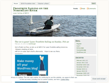 Tablet Screenshot of frostbitesailing.wordpress.com